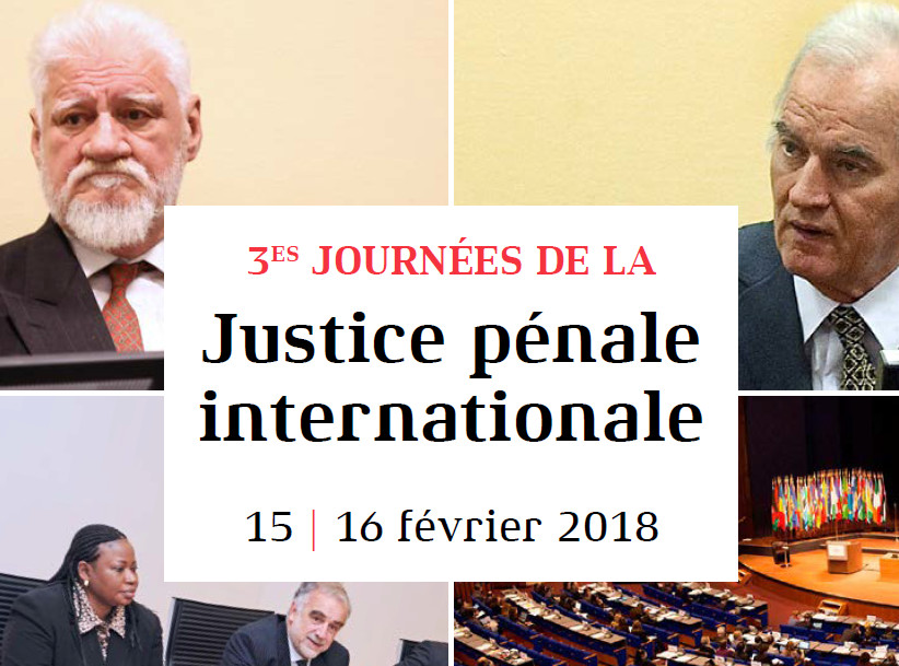 Troisièmes journées de la justice pénale internationale