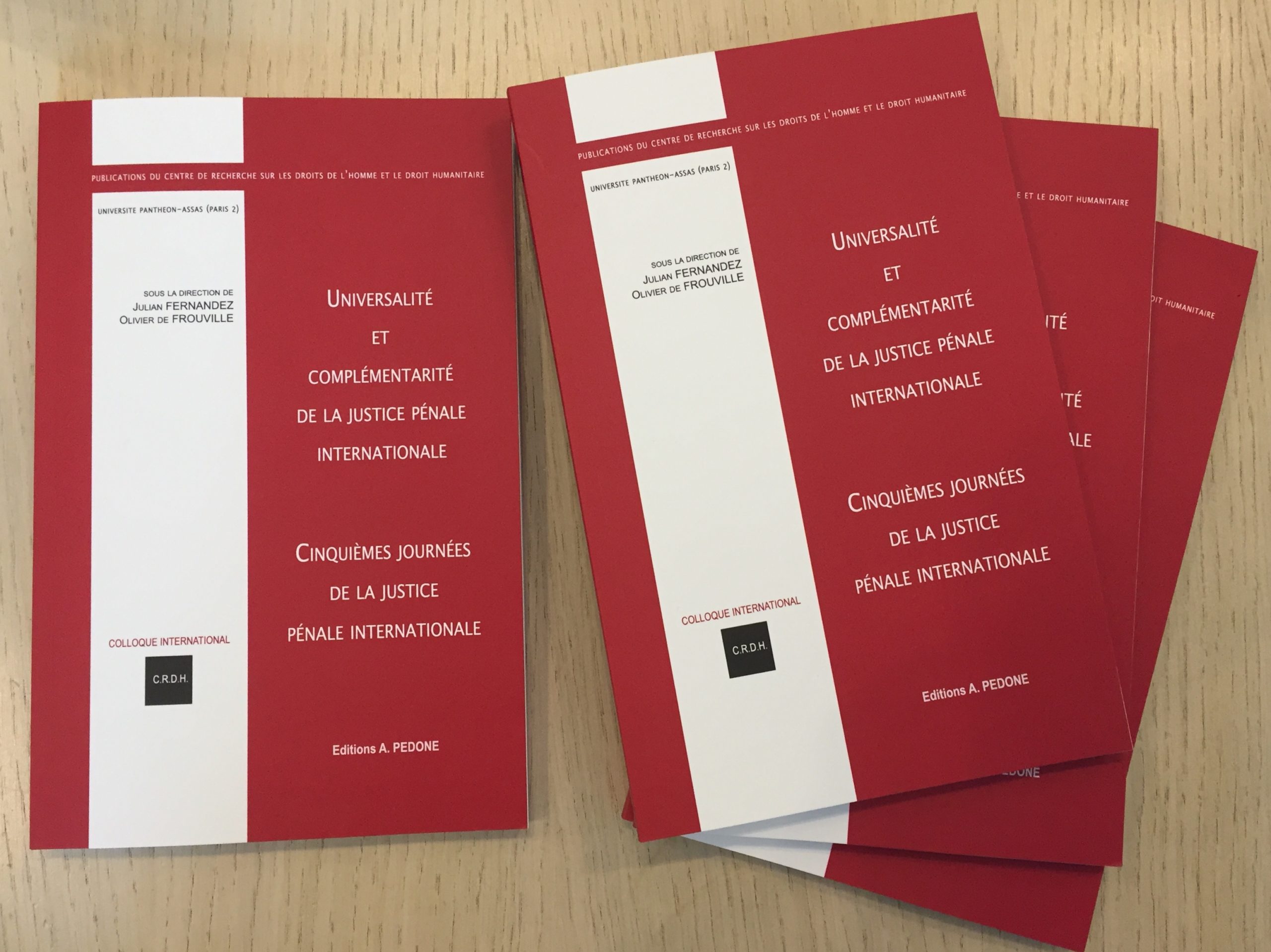 Universalité et complémentarité de la Justice pénale internationale – 5e Journées de la Justice pénale internationale