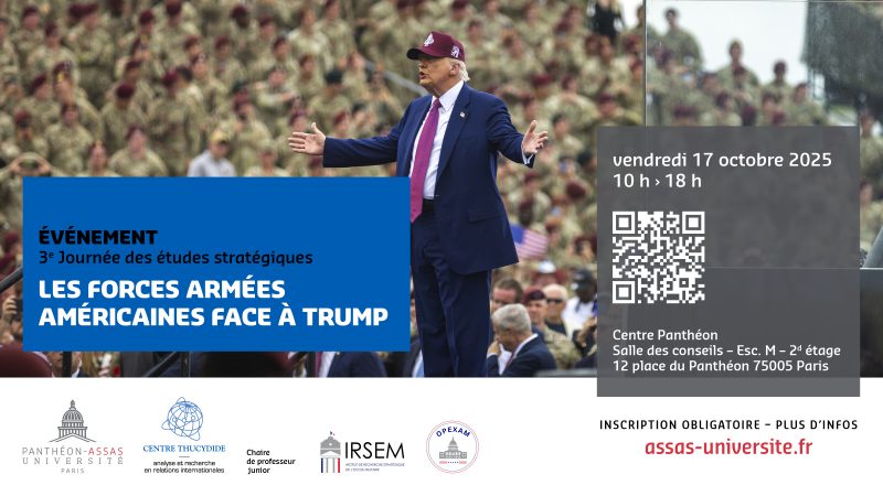 3e Journée des études stratégiques : Les forces armées américaines face à Trump